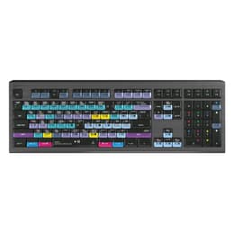 QWERTY Klávesnica Logickeyboard Blackmagic Anglická (US) Podsvietená klávesnica Design DaVinci Resolve 15
