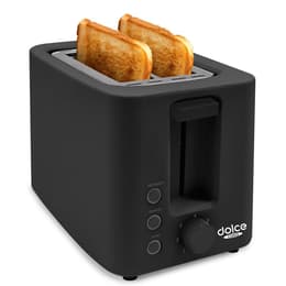 Hriankovač Grille-pain Toaster Dolce Casa DC-GP-2 T-DGL-N - 700W, 2 tranches, Décongélation,Thermostat, tiroir à miettes, Noir Mat priestory - Čierna
