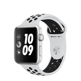 Apple Watch (Series 3) 2017 GPS 42mm - Hliníková Strieborná - Sport Nike Biela