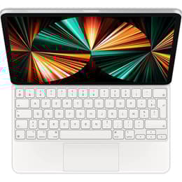 iPad Magic Keyboard (iPad nie je súčasťou balenia) 12.9" (2020) Bezdrôtové - Biela - AZERTY - Francúzska