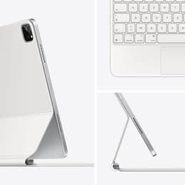 iPad Magic Keyboard (iPad nie je súčasťou balenia) 12.9" (2020) Bezdrôtové - Biela - AZERTY - Francúzska