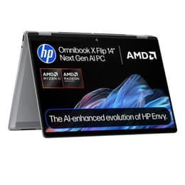 HP OmniBook X Flip 14" (2025) - Ryzen AI 7 350 - 32GB - SSD 1 TO QWERTY - Anglická