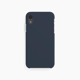 Obal iPhone XR - Prírodný materiál - Modrá