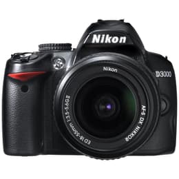 Zrkadlovka - Nikon D3000 Čierna + objektívu Nikon AF-S DX Nikkor 18-55mm f/3.5-5.6 II ED