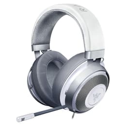 Slúchadlá Razer Kraken Mercury Edition gaming drôtové Mikrofón - Biela/Sivá