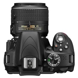Nikon D3300 Zrkadlovka 24.2 - Čierna