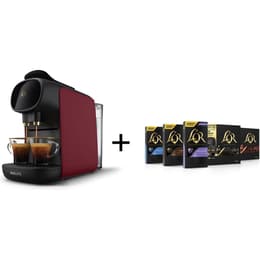 Kapsulový espressovač Kompatibilné s Nespresso Philips L'OR Barista Sublime LM9012/55 0,8000L - Čierna/Červená