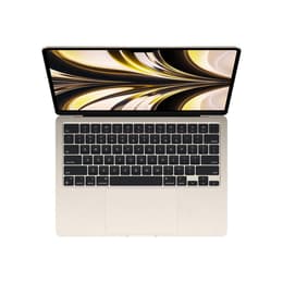 MacBook Air 13" (2022) - Apple M2 8‑core CPU a GPU 8-Core - 8GB RAM - SSD 512GB - Štandardná obrazovka - QWERTY - Anglická