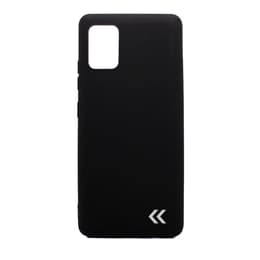 Obal Galaxy A51 5G a ochranný displej - Plast - Čierna
