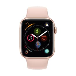 Apple Watch Series 4 (2018) GPS + mobilná sieť 44 mm - Hliníková Zlatá - Sport band Ružová