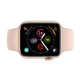 Apple Watch Series 4 (2018) GPS + mobilná sieť 44 mm - Hliníková Zlatá - Sport band Ružová
