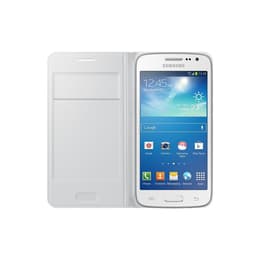 Obal Galaxy Core 4G - Koža - Biela