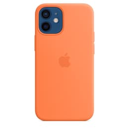 Apple Silikónový obal iPhone 12 mini - Magsafe - Silikón Kumkvatovo oranžová