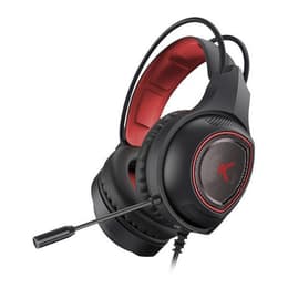 Slúchadlá Ksix Drakkar gaming drôtové Mikrofón - Čierna/Červená