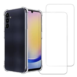 Obal Galaxy A55 a 2 ochranna obrazovky - TPU - Priehľadná