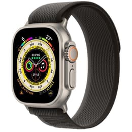 Apple Watch (Ultra) 2022 GPS 49mm - Titánová Sivá - Slučka na trase Čierna