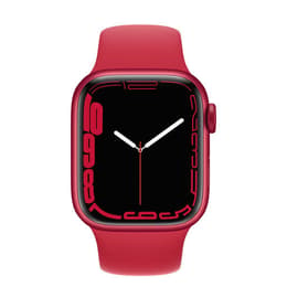 Apple Watch (Series 7) 2021 GPS 41mm - Hliníková Červená - Sport band Červená