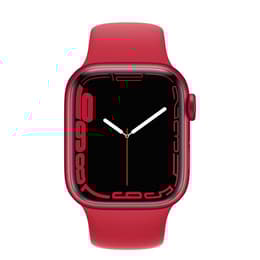 Apple Watch Series 7 (2021) GPS 41 mm - Hliníková Červená - Sport band Červená