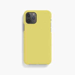 Obal iPhone 11 Pro - Prírodný materiál - Žltá