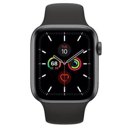 Apple Watch (Series 5) 2019 GPS + mobilná sieť 44mm - Hliníková Vesmírna šedá - Sport band Čierna