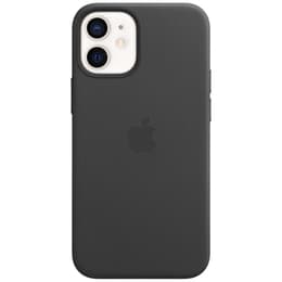 Apple Kožený obal iPhone 12 mini - Magsafe - Koža Čierna