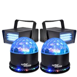 Svietidlo Lytor Pack EFFET FIESTA 2 SUNMAGIC + 2 LED STROBE BLANC
