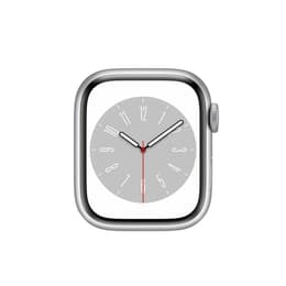 Apple Watch Series 9 (2023) GPS 45 mm - Hliníková Strieborná - Sport band Čierna