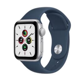 Apple Watch Series 8 (2022) GPS + mobilná sieť 41 mm - Hliníková Strieborná - Sport band Modrá