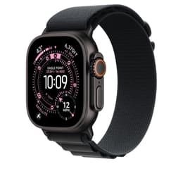Apple Watch (2025) GPS + mobilná sieť 49 mm - Titánová Čierna - Alpská slučka Čierna