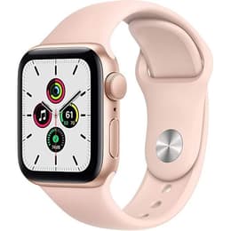 Apple Watch (Series SE) 2020 GPS + mobilná sieť 40mm - Hliníková Zlatá - Sport band Piesková ružová