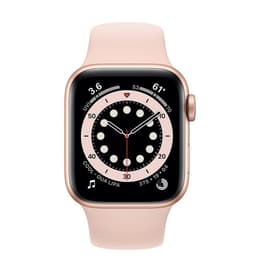 Apple Watch (Series 6) 2020 GPS + mobilná sieť 40mm - Hliníková Zlatá - Sport band Ružová