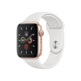 Apple Watch (Series 5) 2019 GPS 40mm - Hliníková Zlatá - Sport Loop Biela