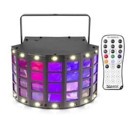Svietidlo Lytor Lot de 4 jeux de lumière effet 2 DERBY à 4 LEDs RGBW + Etriers fixations + 2 Astro SUNMAGIC RVB