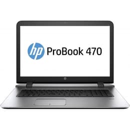 HP ProBook 470 G3 17" (2017) - Core i3-6100U - 4GB - SSD 128 GB + HDD 500 GB AZERTY - Francúzska