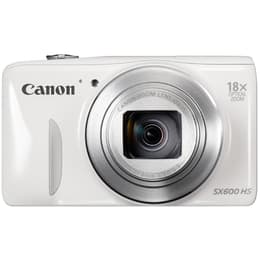 Kompakt PowerShot SX600 HS - Biela + Canon Canon Zoom Lens 18x IS 4,5-81,0mm f/3,8-6,9 f/3.8-6.9