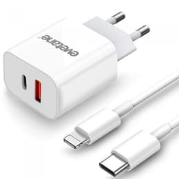 Kábel a Wallplug (USB + USB-C) 20W - Evetane