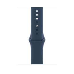 Apple Watch Series 7 (2021) GPS + mobilná sieť 41 mm - Nerezová Grafitová - Sport band Modrá