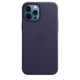 Apple Obal iPhone 12 Pro Max - Magsafe - Koža Fialová