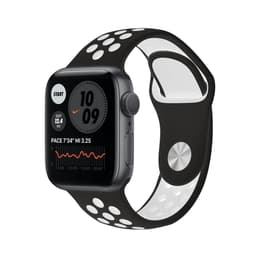 Apple Watch (Series 6) 2020 GPS + mobilná sieť 44mm - Hliníková Vesmírna šedá - Nike Sport band Čierna/Biela