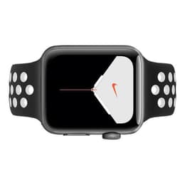 Apple Watch (Series 6) 2020 GPS + mobilná sieť 44mm - Hliníková Vesmírna šedá - Nike Sport band Čierna/Biela