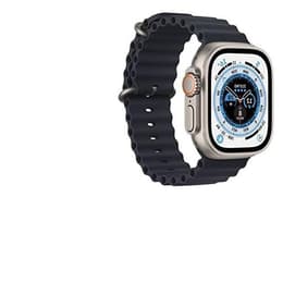 Apple Watch (Ultra) 2022 GPS 49mm - Titánová Sivá - Slučka na trase Modrá