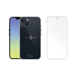 Back Market Obal iPhone 13 mini a ochranný displej - GRS 4.0 Recyklovaný plast - Priehľadná