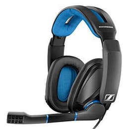 Slúchadlá Sennheiser GSP 300 Potláčanie hluku gaming drôtové Mikrofón - Čierna/Modrá