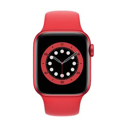 Apple Watch (Series 6) 2020 GPS 40mm - Hliníková Červená - Sport band Červená