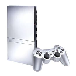 PlayStation 2 Slim - Strieborná
