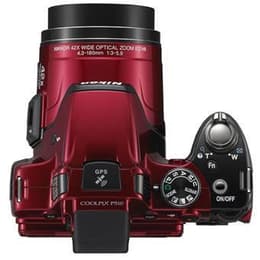 Nikon Coolpix P510 Kompakt 16 - Červená/Čierna