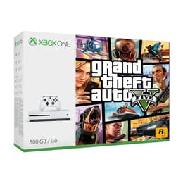 Xbox One S 500GB - Biela + Grand Theft Auto 5