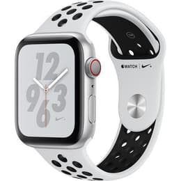 Apple Watch (Series 4) 2018 GPS 44mm - Hliníková Strieborná - Sport Nike Platinová/Čierna