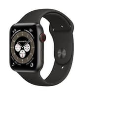 Apple Watch (Series 6) 2020 GPS + mobilná sieť 44mm - Titánová Čierna - Sport band Čierna