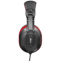 Slúchadlá Trust Gaming Ziva gaming Mikrofón - Čierna/Červená